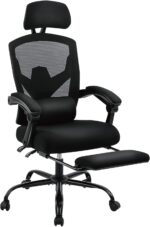 Ergonomic Grey Mesh Office Chair