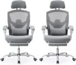 Ergonomic Grey Mesh Office Chair