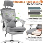 Ergonomic Grey Mesh Office Chair