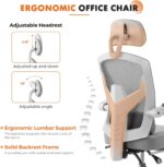 Ergonomic Grey Mesh Office Chair