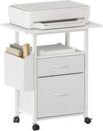 Industrial Printer Cart with Storage