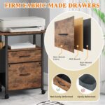 Industrial Printer Cart with Storage