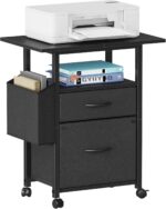 Industrial Printer Cart with Storage