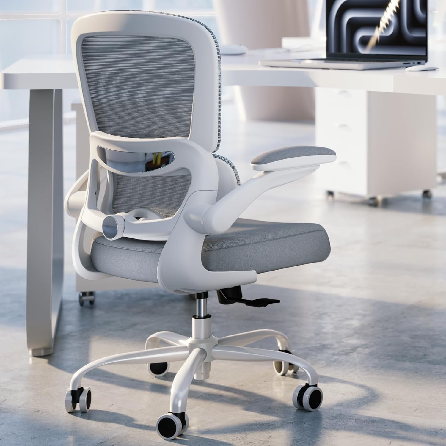 TRALT Office Chair – Ergonomic Desk Chair with Adjustable Lumbar Support, Mesh Computer Chair
