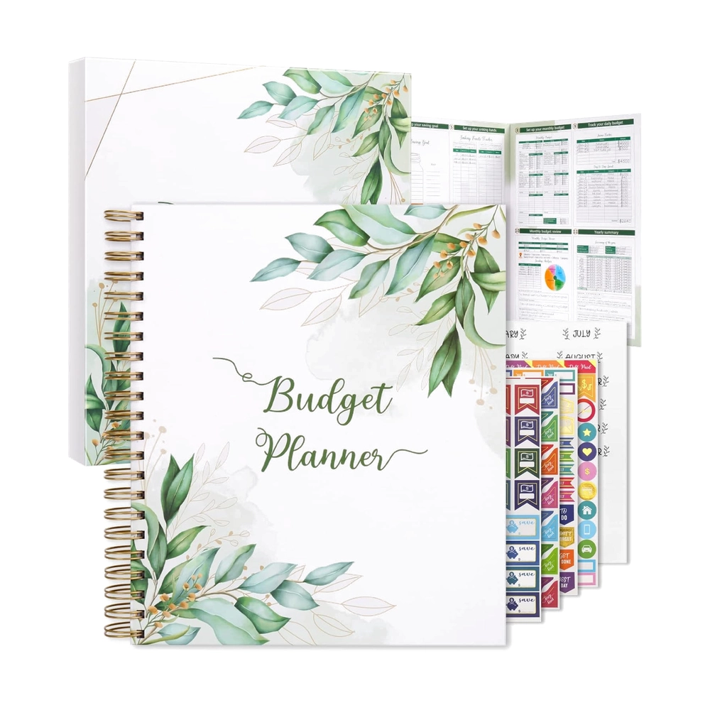 Elegant Botanical Budget Planner – Undated Financial Organizer