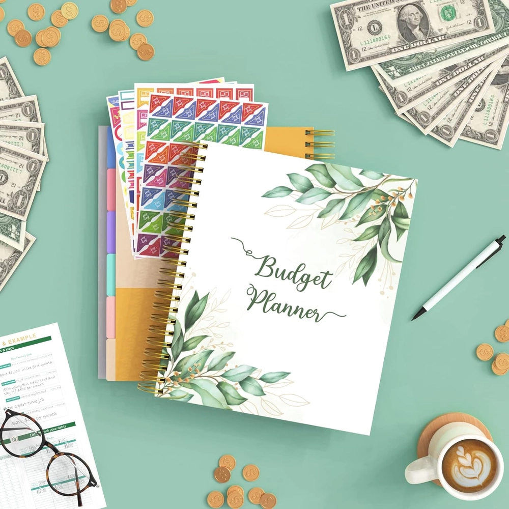 Elegant Botanical Budget Planner – Undated Financial Organizer — view 2