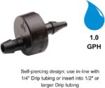 Self-Piercing Drip Emitters 1.0 GPH - image 2