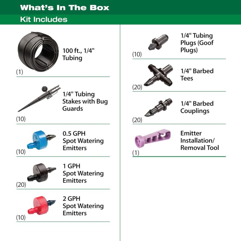 Drip Irrigation Repair Kit - Fittings & Couplings