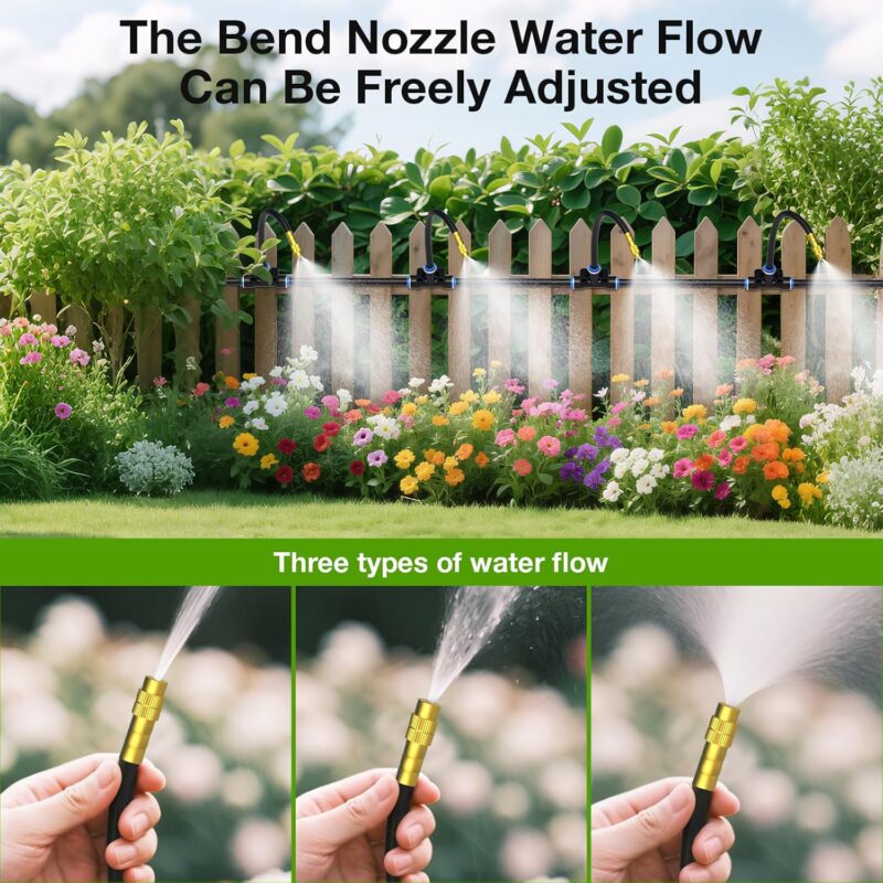 61 m DIY Drip Irrigation Kit - Complete Garden Set