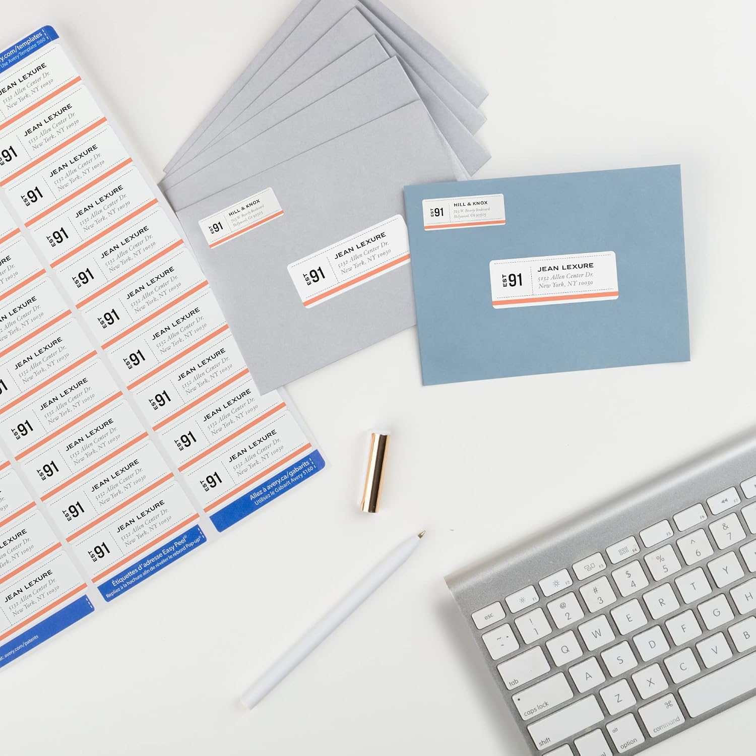 Avery 5160 Easy Peel White Address Labels - Hình 2