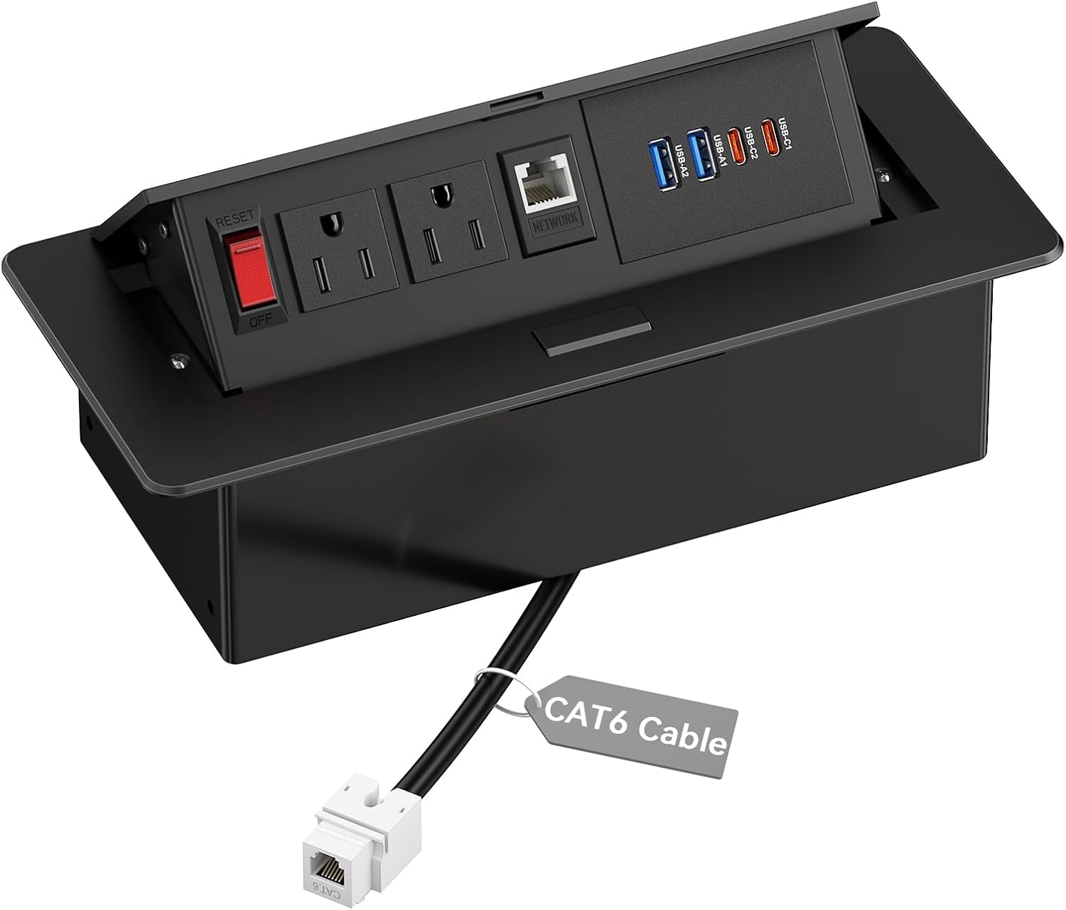 Recessed Desk Power Outlet USB-C - Hình 11