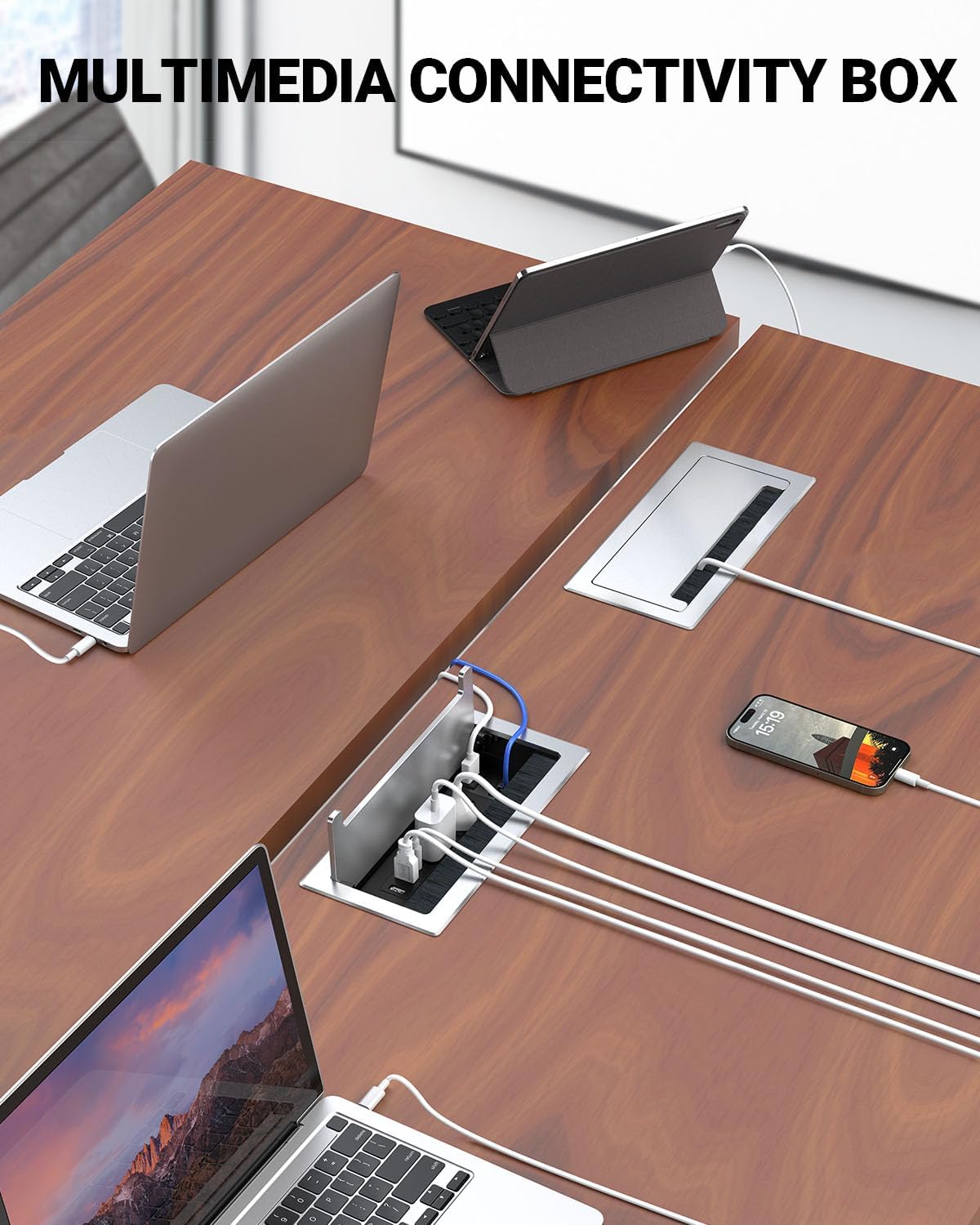 Recessed Desk Power Outlet USB-C - Hình 8