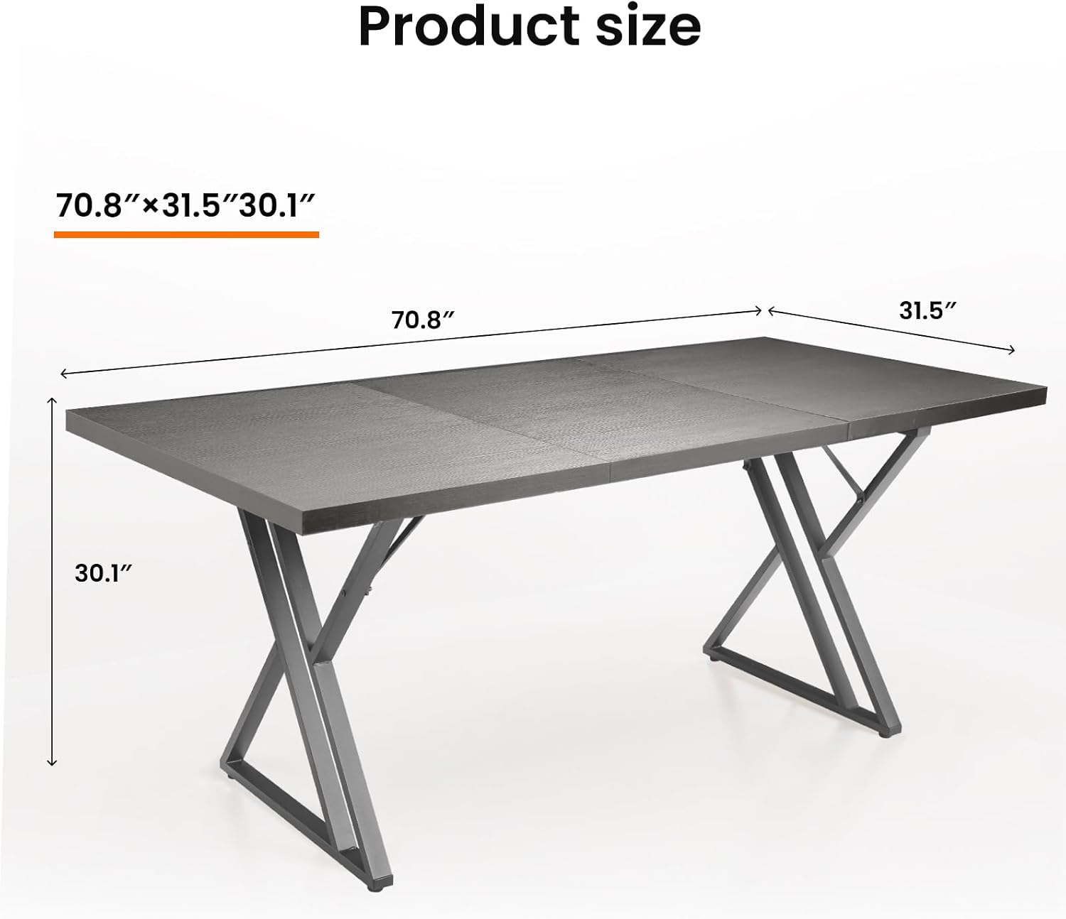 Modern Expandable Office Desk - Hình 2
