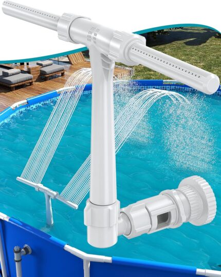 Dual-Spray Pool Fountain
