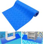 Blue Non-Slip Pool Ladder Mat