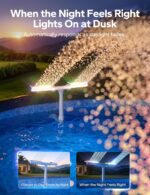 Solar Powered LED Pool Fountain Light Show – photo 3