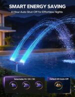 Solar Powered LED Pool Fountain Light Show – photo 4
