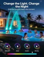 Solar Powered LED Pool Fountain Light Show – photo 6