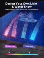Solar Powered LED Pool Fountain Light Show – photo 7