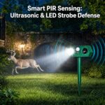 Solar Ultrasonic Animal Repellent - Hình 3