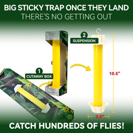 Yellow Sticky Fly Trap - Hình 2