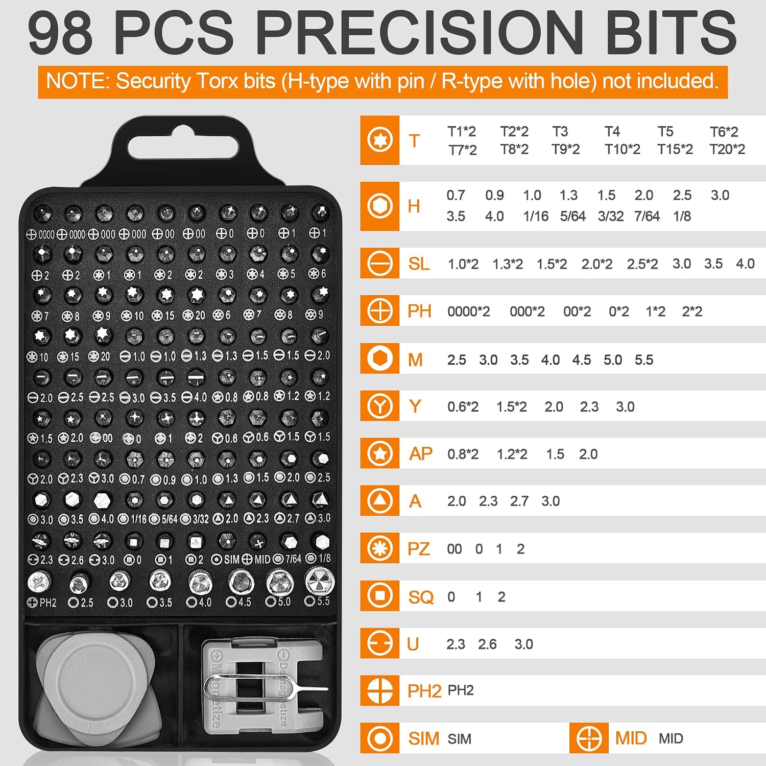 115 in 1 Precision Screwdriver Set, Premium Small Screwdriver Set — view 2