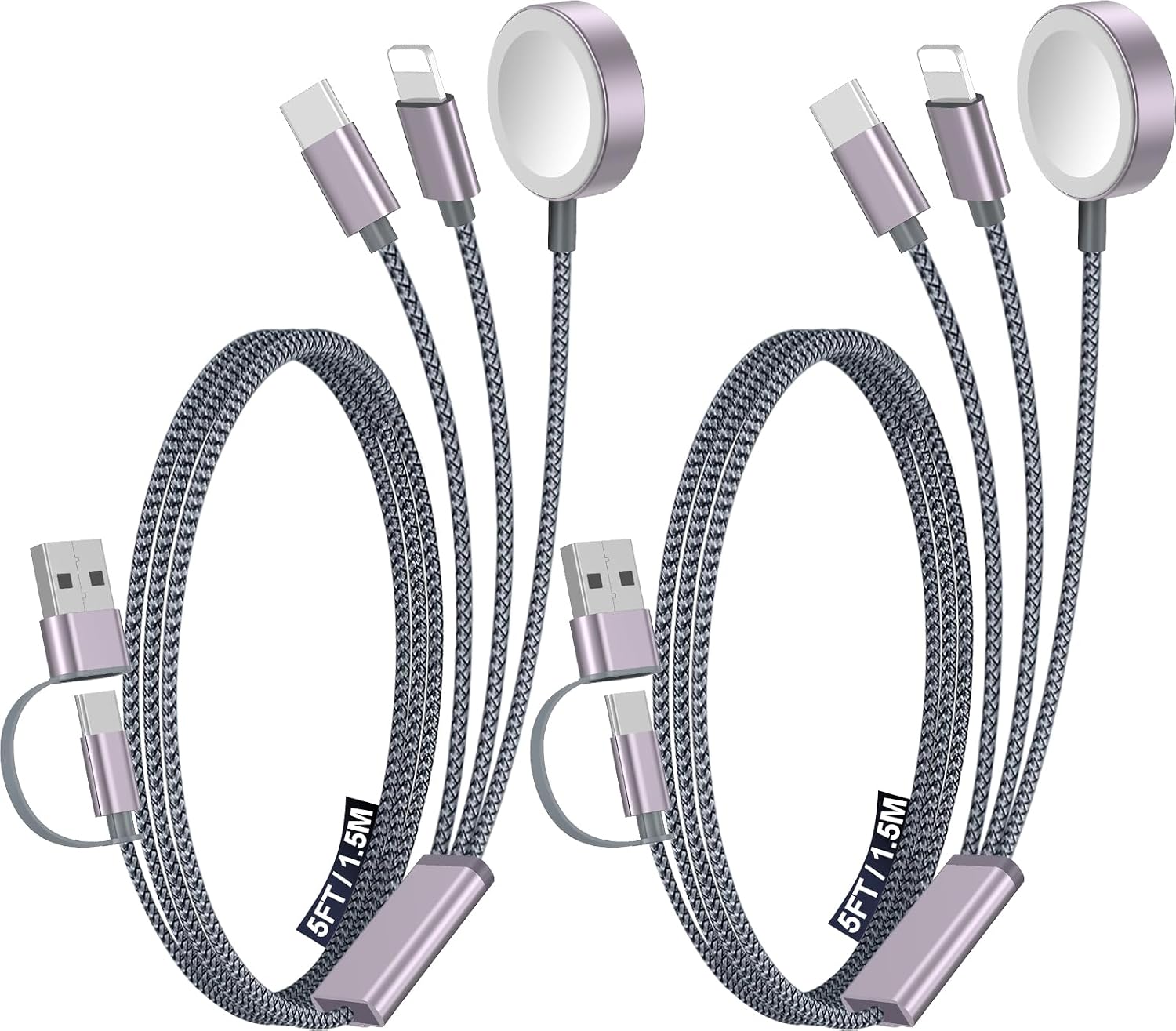 2Pack Travel Essentials for Apple Watch Charger, 3-in-2 Multi Charging — view 28