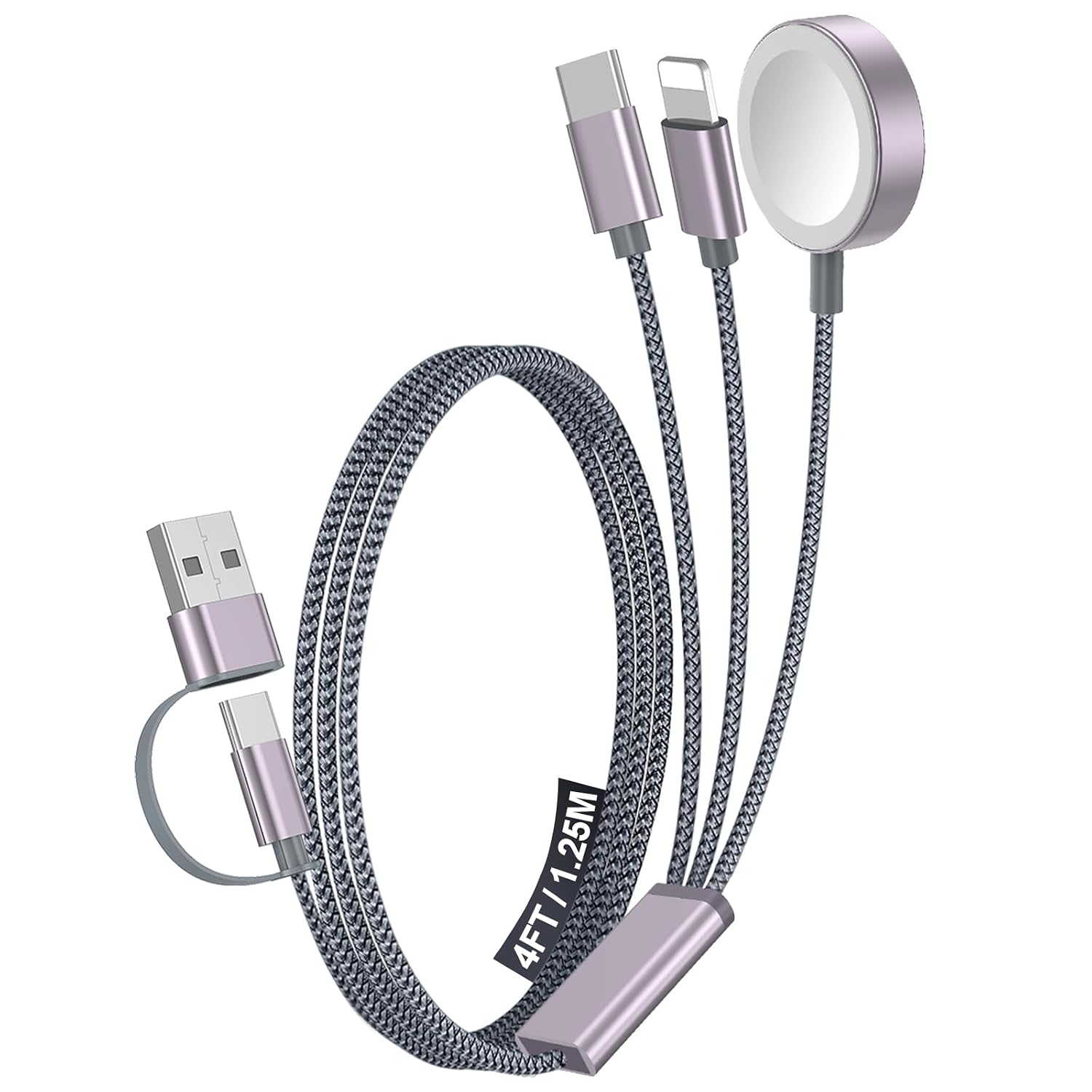 2Pack Travel Essentials for Apple Watch Charger, 3-in-2 Multi Charging — view 40