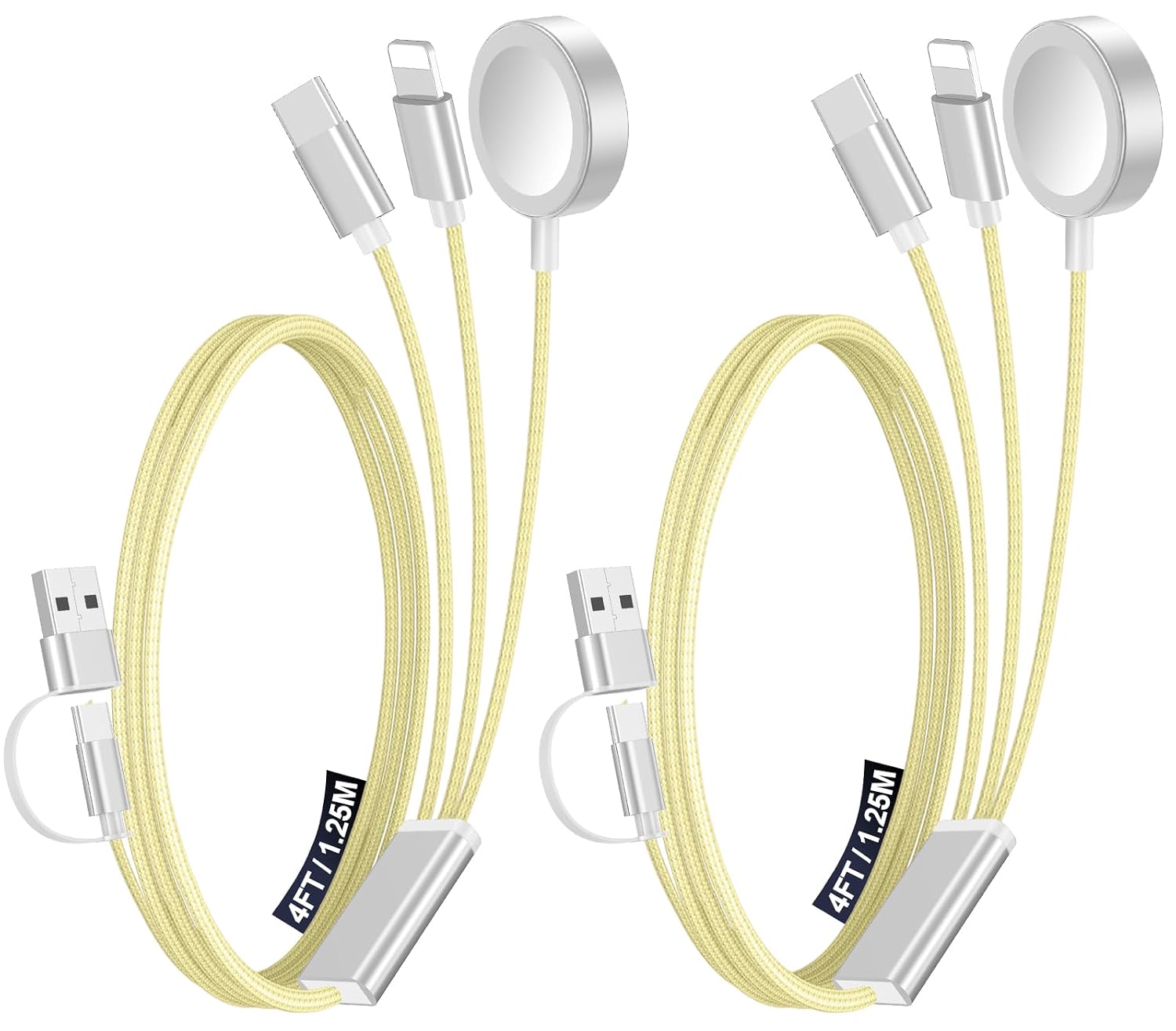 2Pack Travel Essentials for Apple Watch Charger, 3-in-2 Multi Charging — view 9