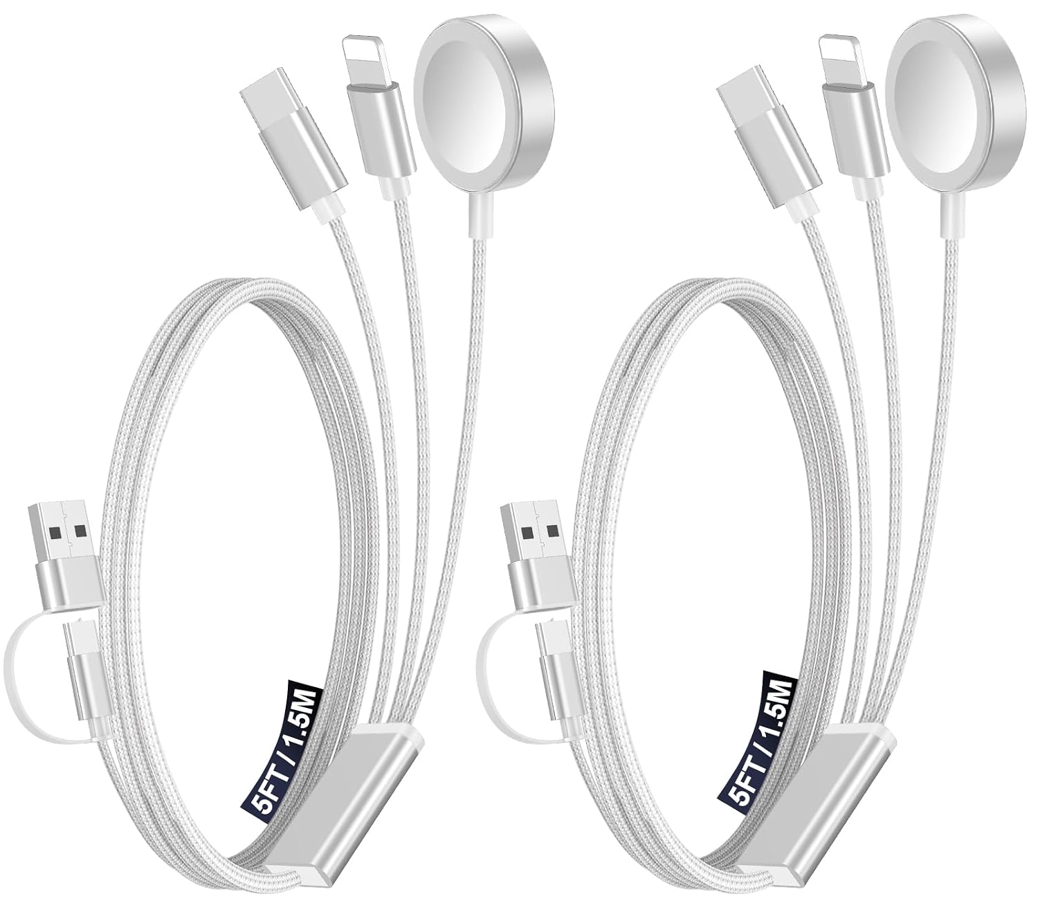 2Pack Travel Essentials for Apple Watch Charger, 3-in-2 Multi Charging — view 30
