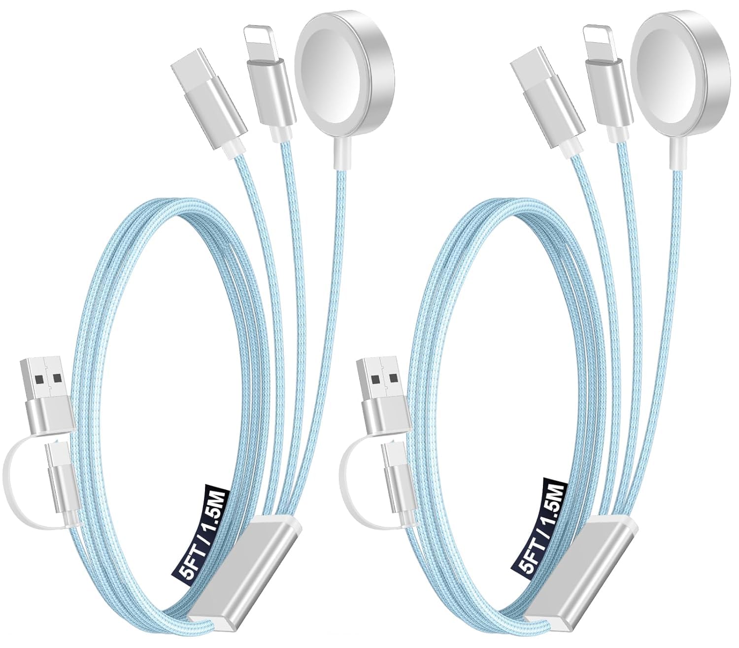 2Pack Travel Essentials for Apple Watch Charger, 3-in-2 Multi Charging — view 36