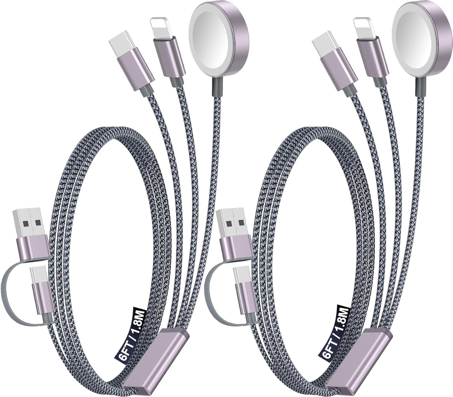 2Pack Travel Essentials for Apple Watch Charger, 3-in-2 Multi Charging — view 35