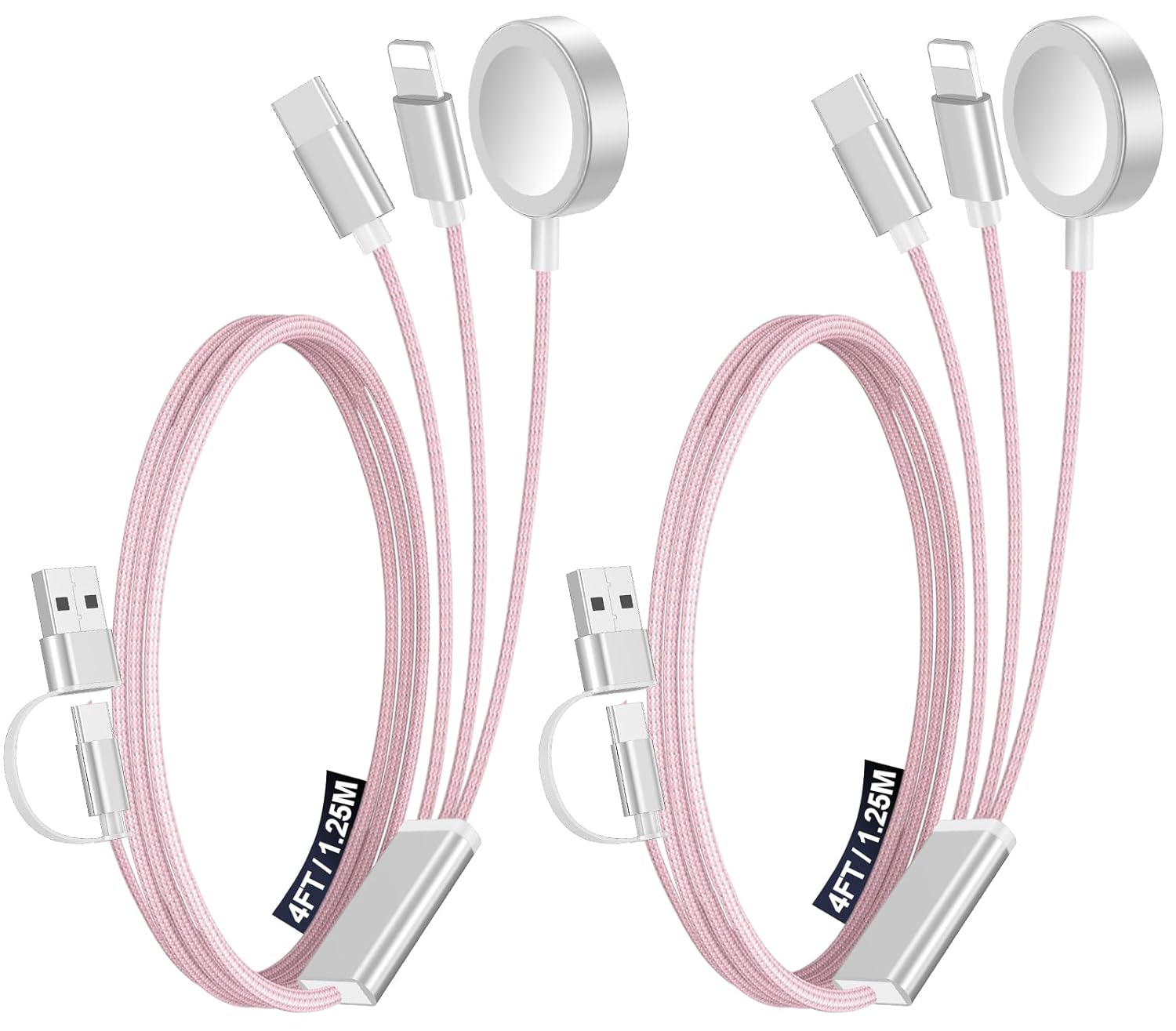 2Pack Travel Essentials for Apple Watch Charger, 3-in-2 Multi Charging — view 34