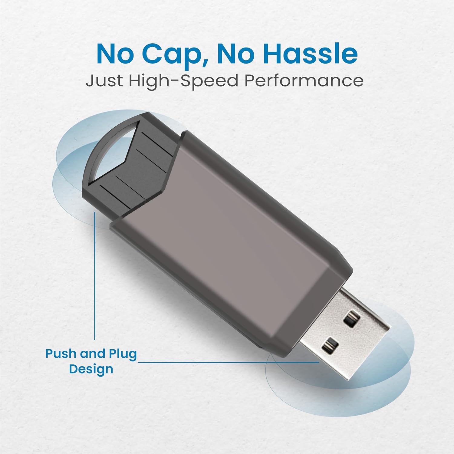 Centon Electronics DataStick Push USB Flash Drive, Portable, High-Speed — view 2