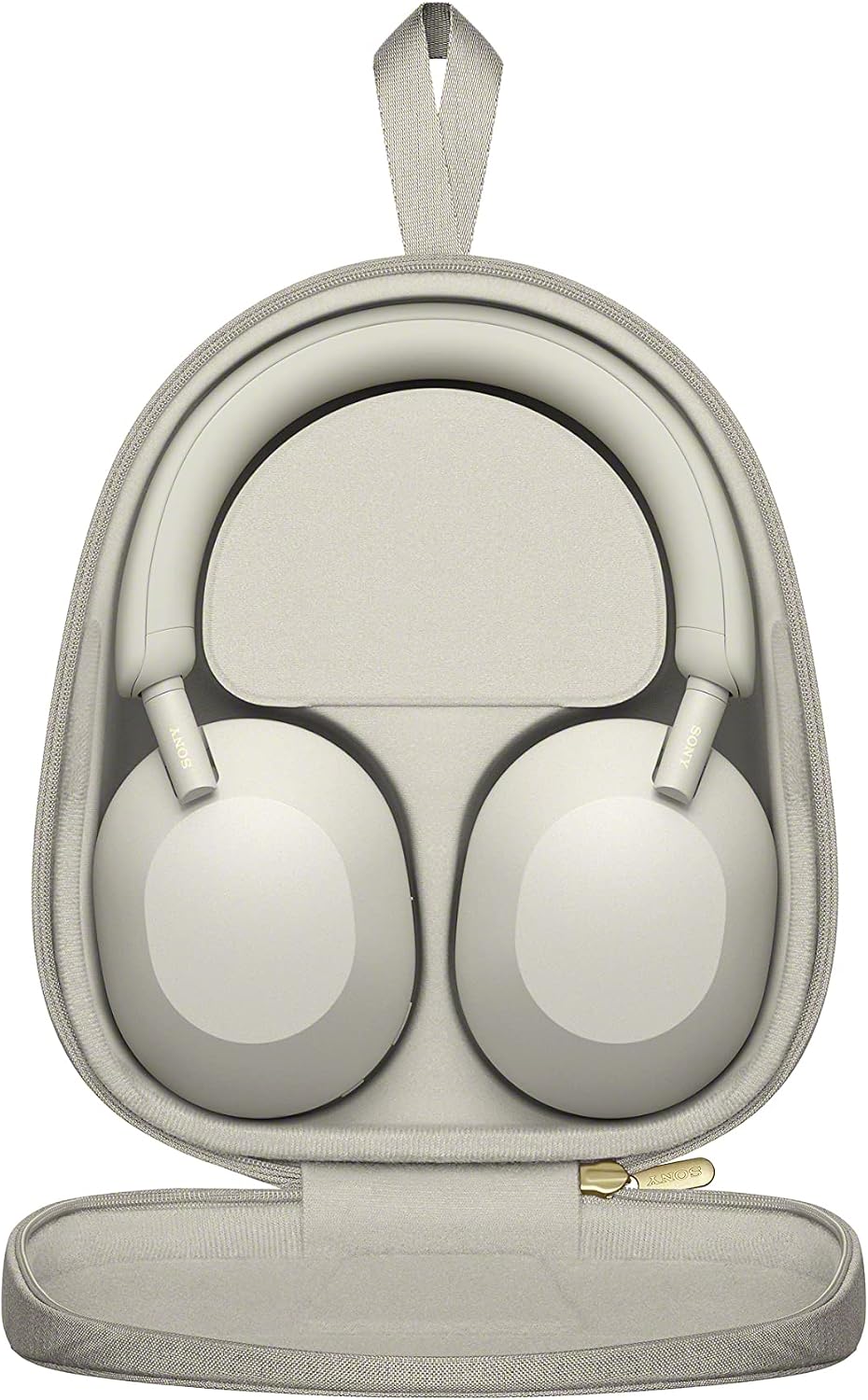 Sony WH-1000XM5 Premium Noise Cancelling Wireless Headphones, Silver — view 9