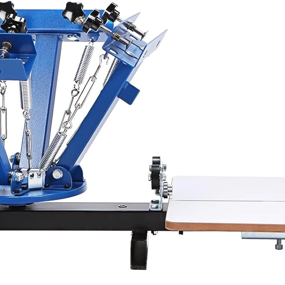 4 Color 1 Station Screen Printing Press