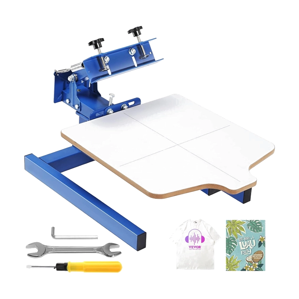Single Color Manual Screen Printing Press Kit