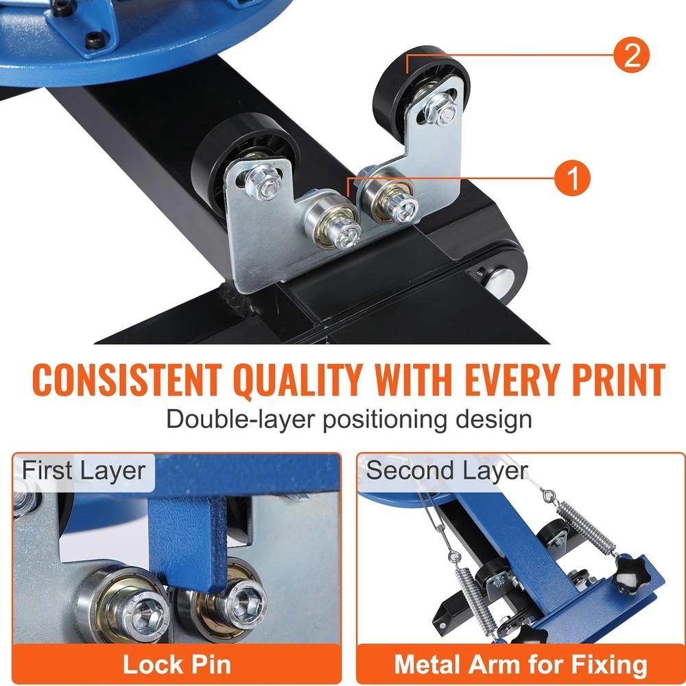 4 Color 1 Station Screen Printing Press