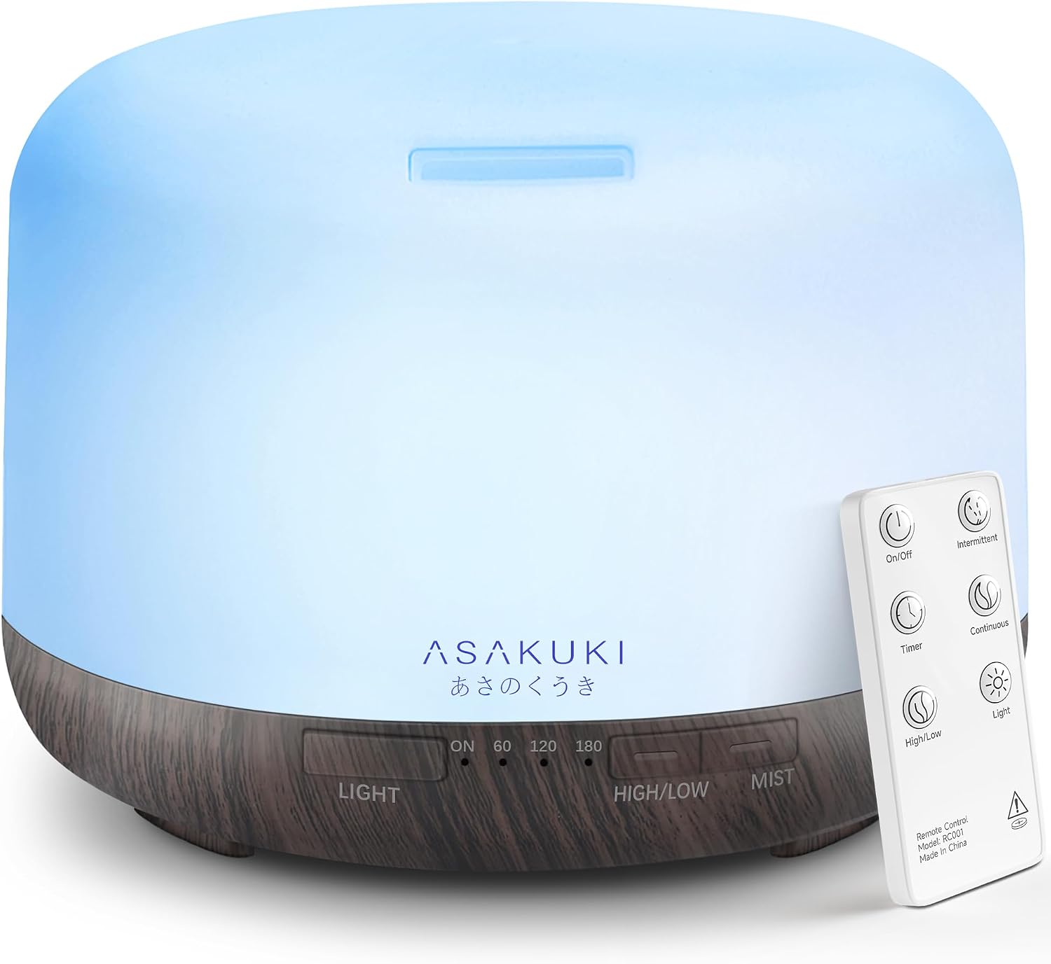 ASAKUKI Essential Oil Diffuser for Home, 500ML Aromatherapy Humidifier — view 12