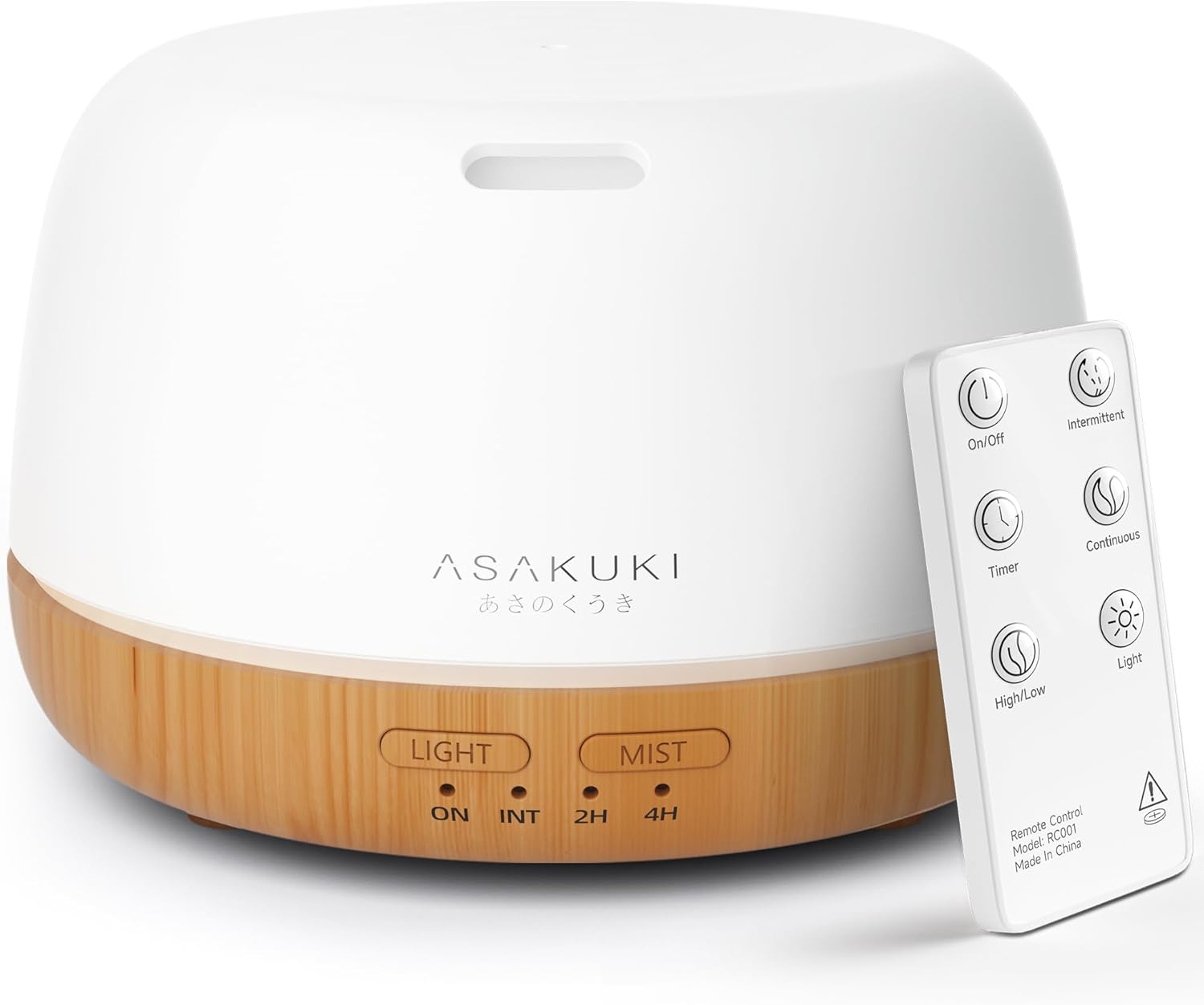 ASAKUKI Essential Oil Diffuser for Home, 500ML Aromatherapy Humidifier — view 9
