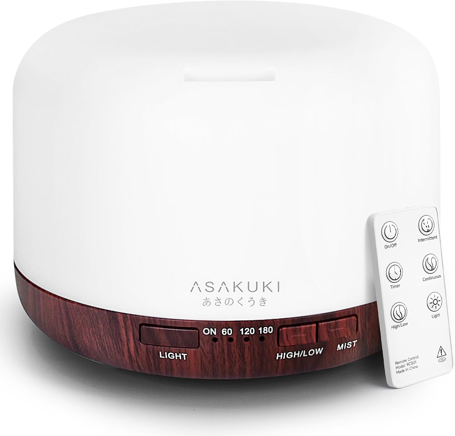ASAKUKI Essential Oil Diffuser for Home, 500ML Aromatherapy Humidifier — view 11