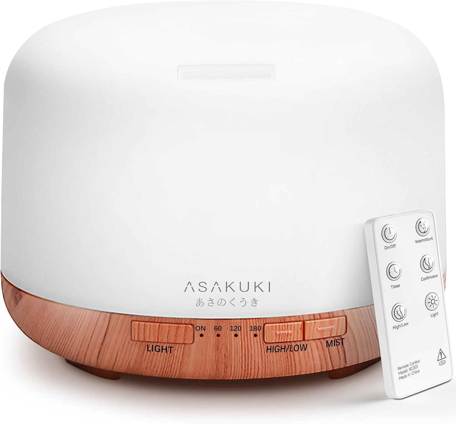 ASAKUKI Essential Oil Diffuser for Home, 500ML Aromatherapy Humidifier — view 10