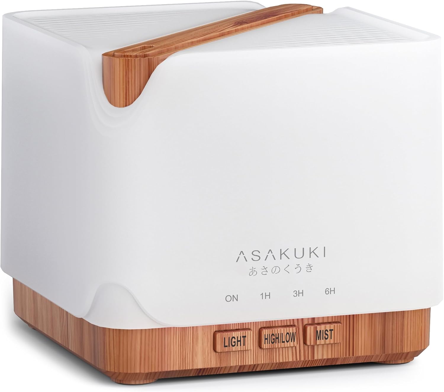 ASAKUKI Essential Oil Diffuser for Home Large 700 ml Humidifier - Automatic Shut-Off, Scent