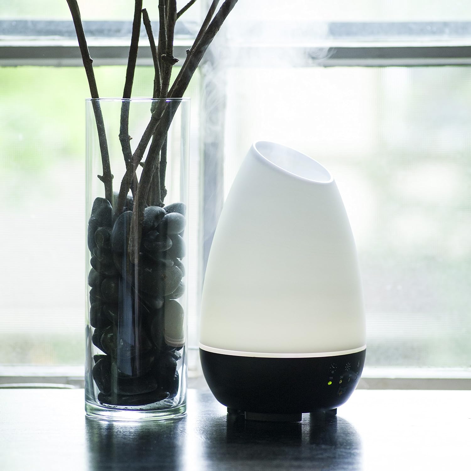 HealthSmart 500ML Essential Oil Diffuser for Large Rooms, Cool Mist Humidifier and Aromatherapy — view 7