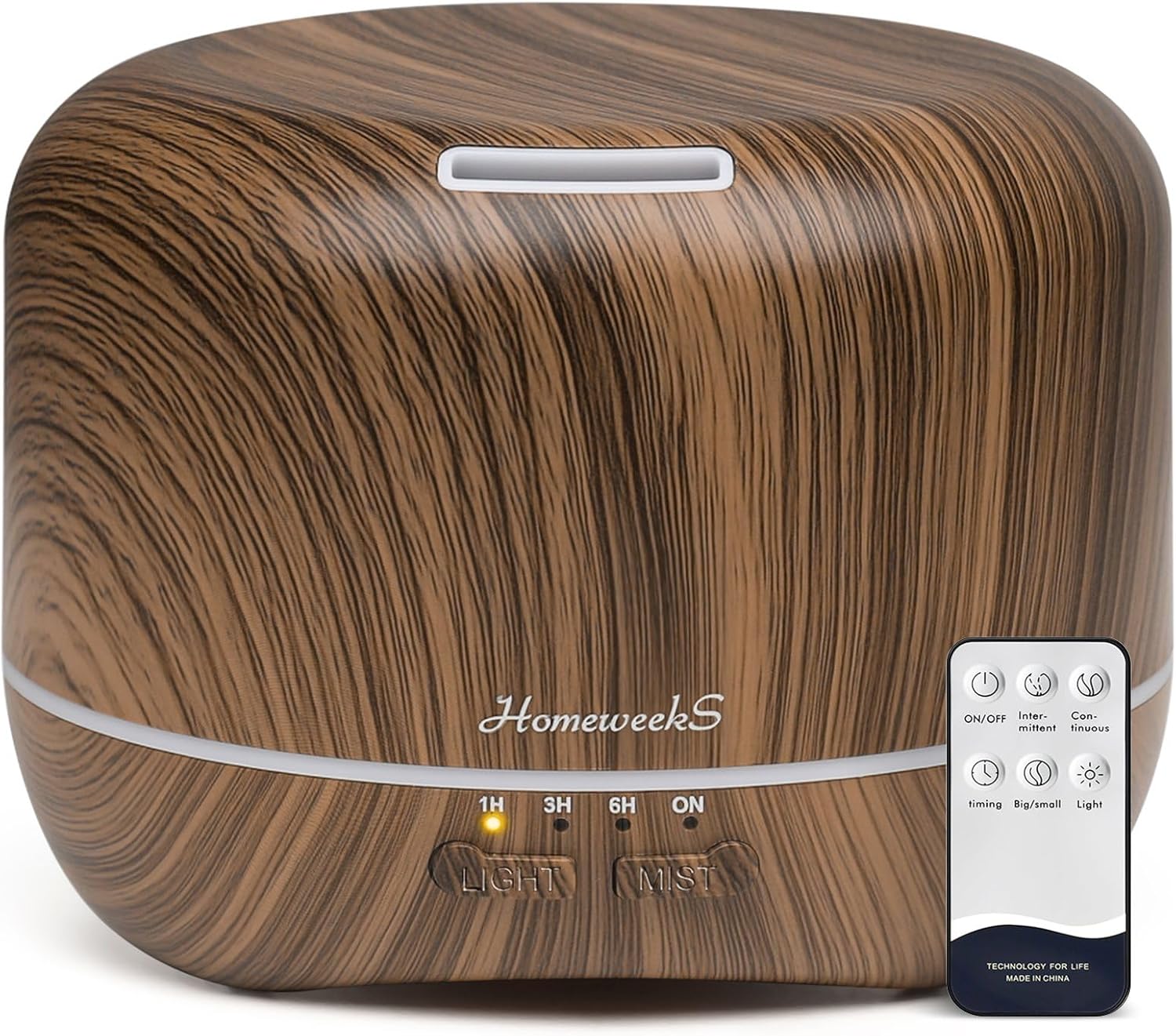 Homeweeks Essential Oil Diffuser for Room Aromatherapy Scent Diffuser - Auto Off Ultrasonic Aroma — view 12