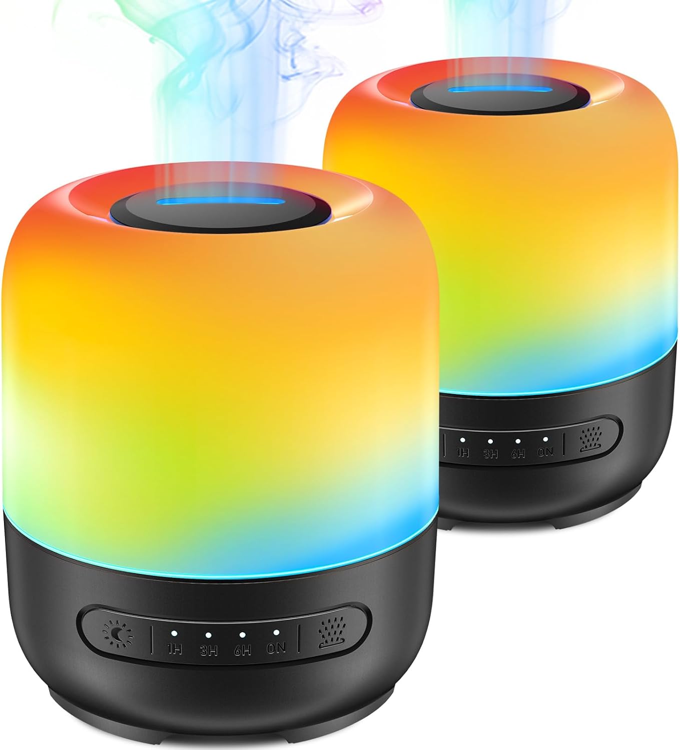 YEADOU Essential Oil Diffuser, 300ml Ultrasonic Aromatherapy Oil Diffuser & Humidifier with 7 Color