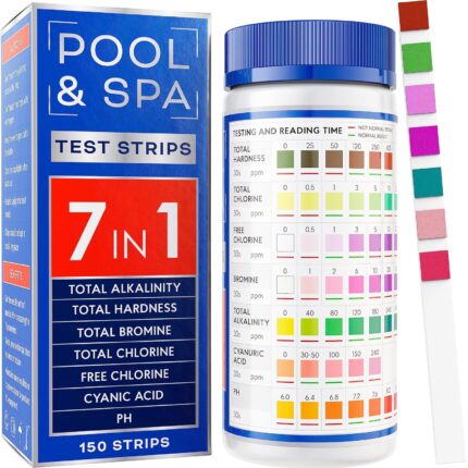 Premium 7-in-1 Pool Test Strips