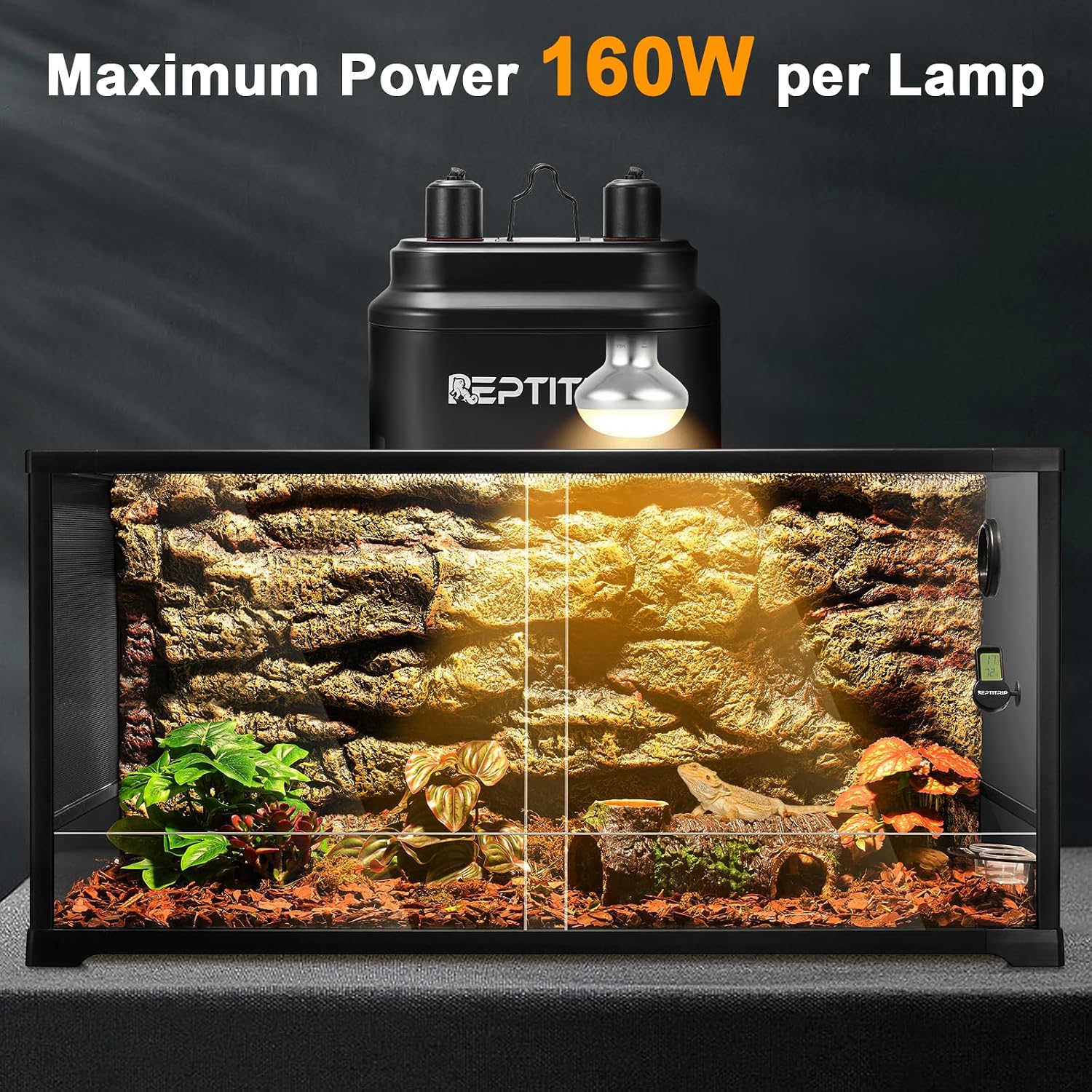 REPTITRIP dual dome fixture - Hình 2