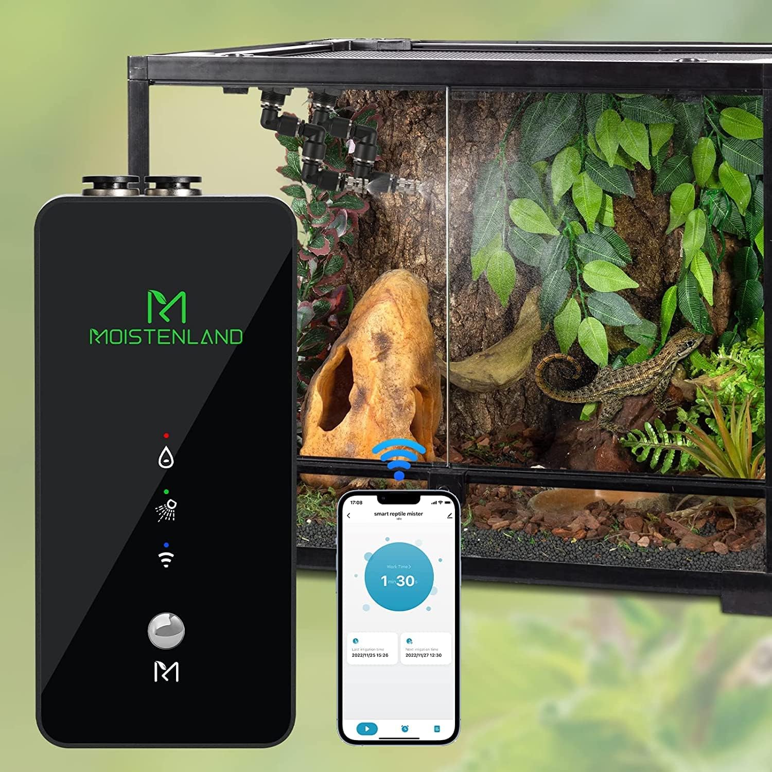 Moistenland Smart Reptile Misting System with App Control