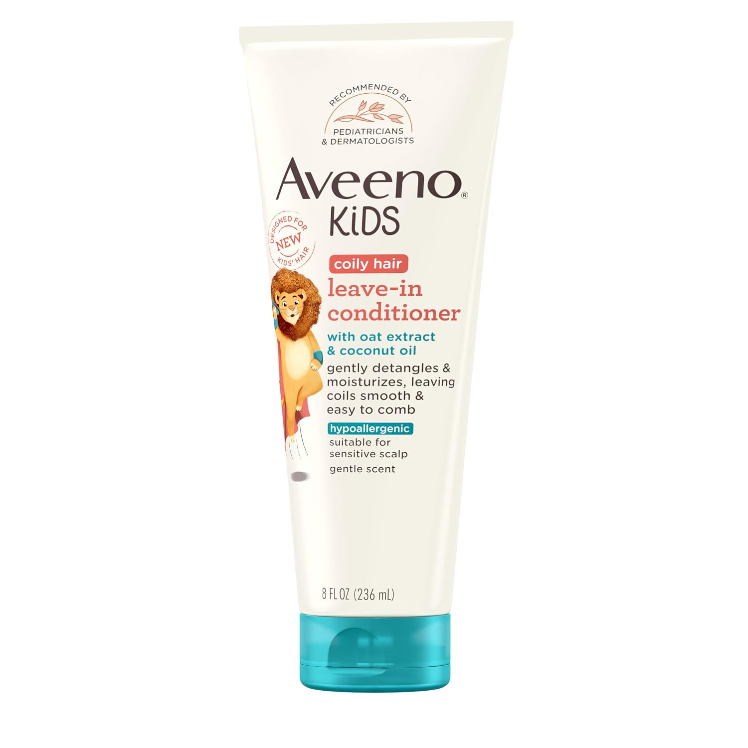 Aveeno Kids Coily Hair Leave-In Conditioner, 8 fl. oz